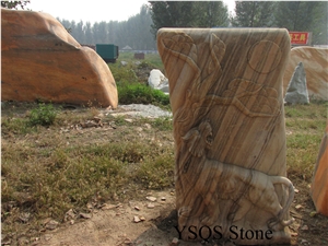 Cloudy Rosa Landscaping Stone