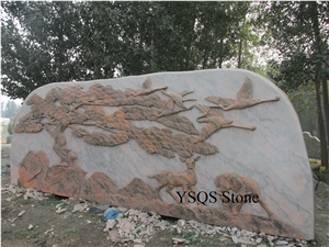 Outdoor Landscape Hand Carving Stone