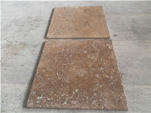 Noce Travertine Tumbled, Turkey Brown Travertine