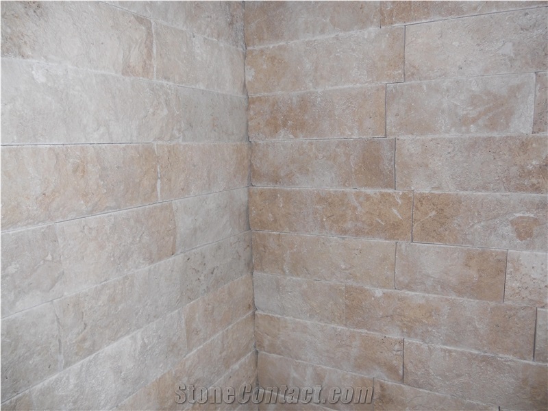 Travertine Split Face 10xfree Lenght Wall Tiles, Classic Travertine Tiles
