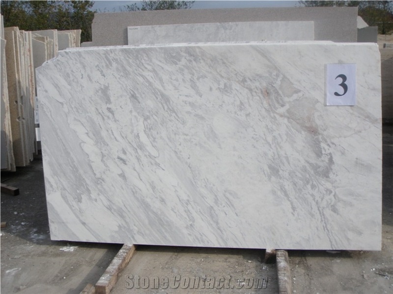 Victory Eco Nuvolato Marble Slabs, Greece White Marble Floor Tiles, Wall Covering Tiles