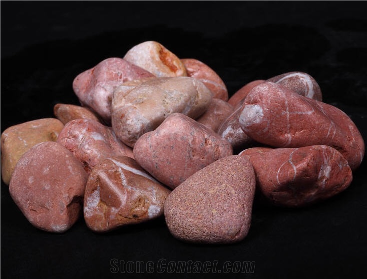 Pink Marble Natural Pebble Stone