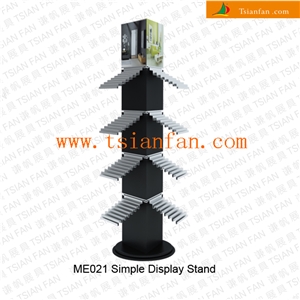 ME021 Hardwood Tile Wood Folding Display Shelf