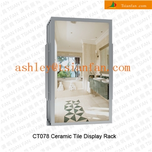 Metal Display Rack: Stone Display Rack, Mosaic Tile Rack, Hardwood Tile Rack