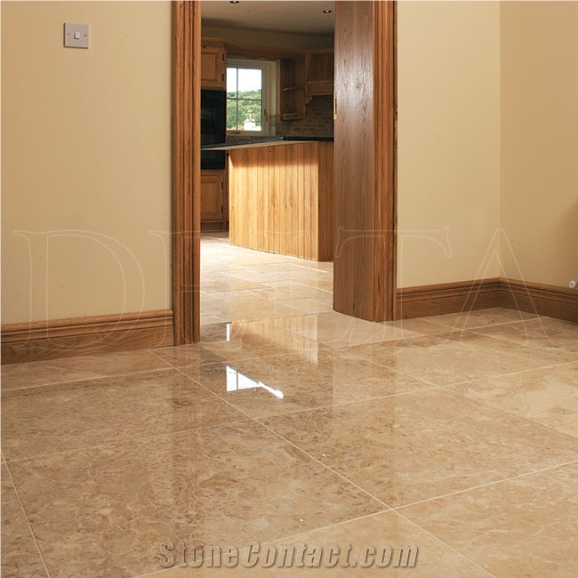 Cappucino Beige Marble Floor Tiles