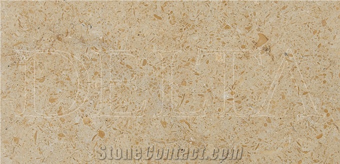 Golden Shellstone Tumbled Tiles, Turkey Beige Limestone
