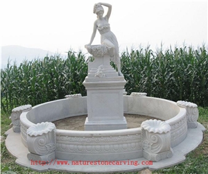 Fountain Garden Fountain,White Marble Garden Fountain