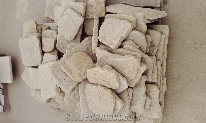 Sandstone Tiles Slabs, China Beige Sandstone