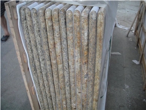 Giallo Santa Cecilia Granite Kitchen Perimeter Countertops