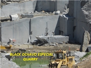 Negro Ochavo Especial Granite Slabs, Black Granite Tiles & Slabs, Granito Negro Ochavo Special