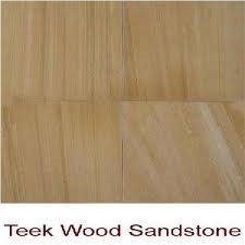 Teak Wood Sandstone Tiles, Slabs