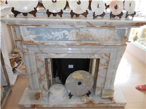 Onyx Fireplace Mantel