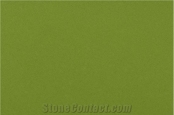 Green Manmade Quartz Stone,engineered Stone