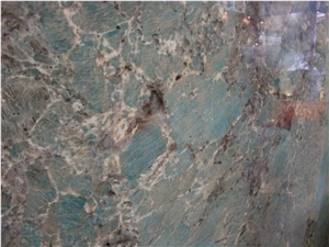 Amazonita Granite Slabs, Brazil Blue Granite
