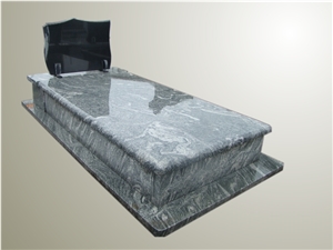 China Juparana Granite Tombstone