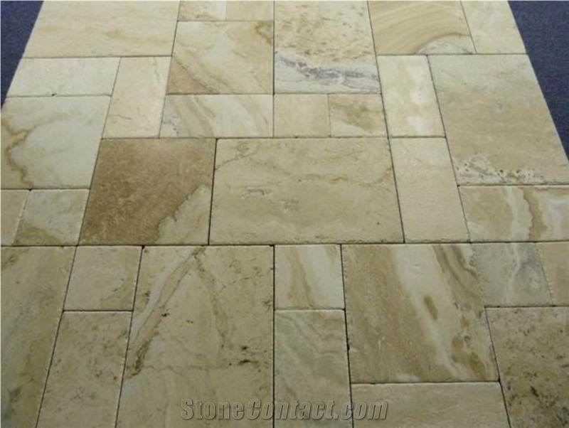 Saray Stone Traonyx Wall Tiles, Saraystone Traonyx Pattern, Beige Travertine Tiles & Slabs