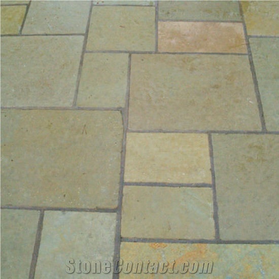 Kota Brown Pattern Flooring, India Brown Limestone Slabs & Tiles