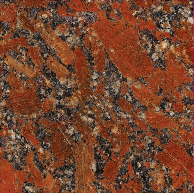 Rosso Santiago Granite Tile, Ukraine Red Granite