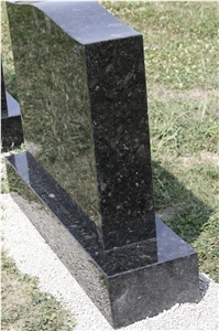 Volga Blue Tombstone, Headstone, Gravestone, Volga Blue Granite Gravestone