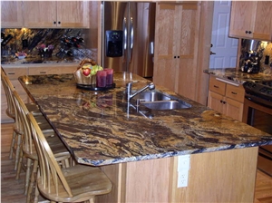 Sedna Gold Granite Kitchen Countertop