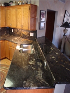 Storm Black Granite Countertop