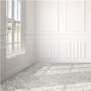 Transylvania Deep Coral Limestone Floor Tiles, Romania Grey Limestone