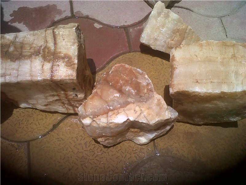 White Onyx- Yemen Stones Blocks