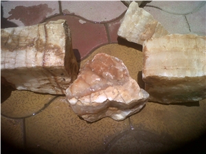 White Onyx- Yemen Stones Blocks