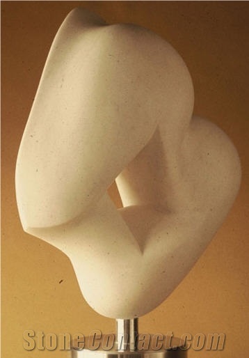 Abstract Sculpture, White Marble