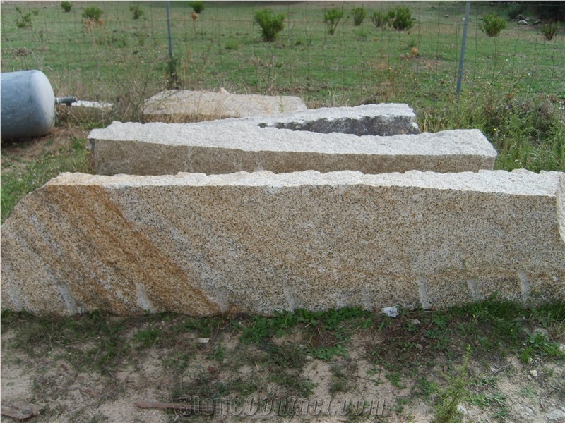 Giallo San Giacomo Granite Blocks, Italy Yellow Granite
