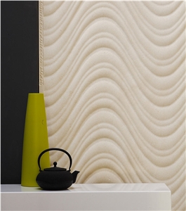 3D CNC Carved Limestone Wall Panels