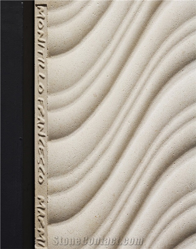 3D CNC Carved Limestone Wall Panels