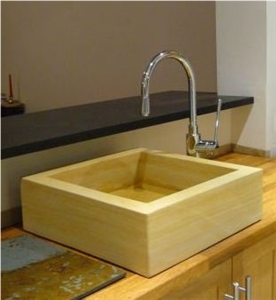 Yellow Sandstone Sinks & Basins
