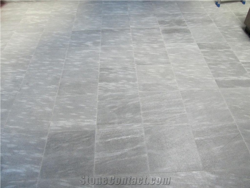 Pietra Di Cogne Quartzite Polished Floor Tiles, Italy Grey Quartzite