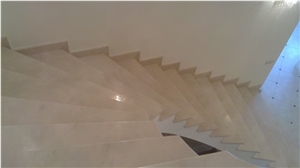 Botticino Classico Marble Stairs