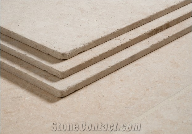 Jana Cream Limestone Brushed Floor Tiles