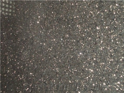 Black Galaxy Granite Tiles, Slabs