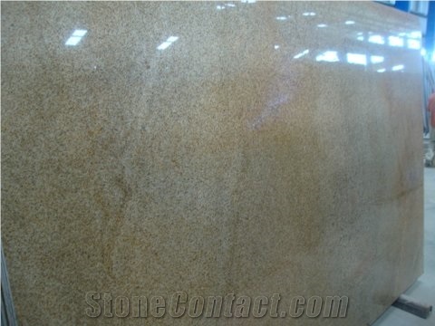 Imperial Gold Granite Slabs, India Yellow Granite