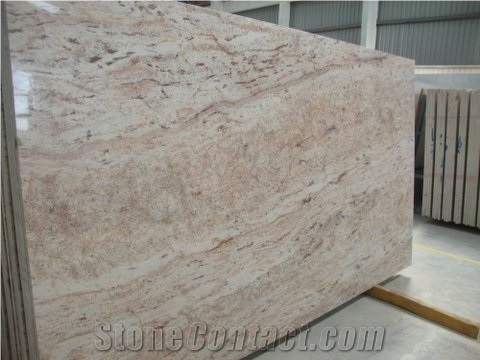 Ivory Brown Granite Slabs, India Pink Granite