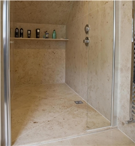 Jura Beige Limestone Bathroom Floor Tiles, Wall Tiles