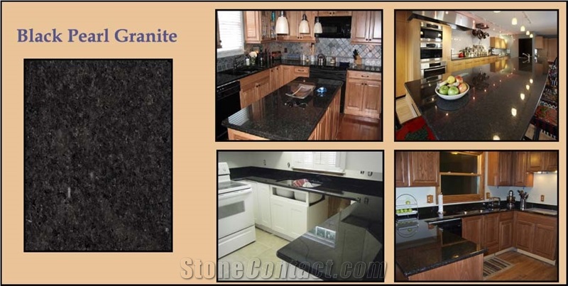 Black Pearl Granite Countertops