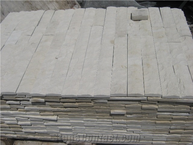 Split Face Vratza Limestone Slabs & Tiles, Bulgaria Beige Limestone
