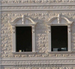 Jerusalem Ivory Beige Limestone Window Frame
