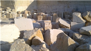 Jerusalem Limestone Blocks, Palestinian Cream Limestone Block