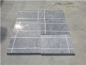 Tumbled Bluestone Marble Pattern Slabs & Tiles, Turkey Grey Marble