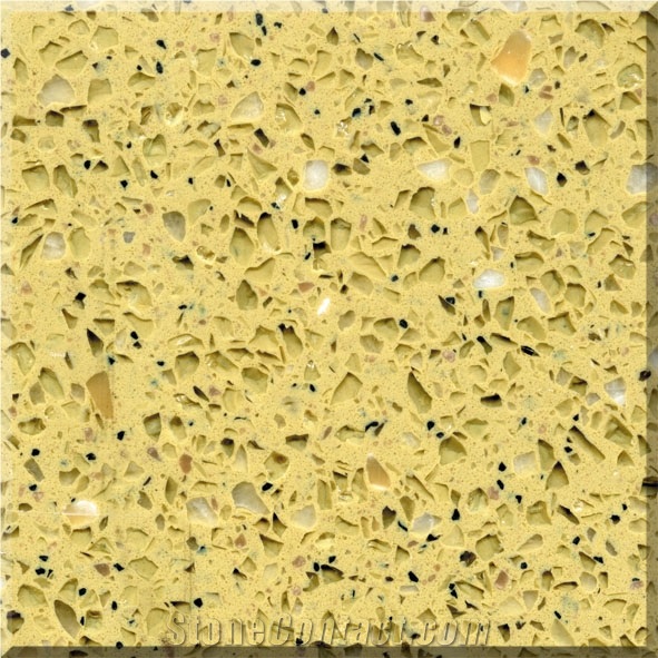 ESYL2028 Yellow Quartz Stone Tiles