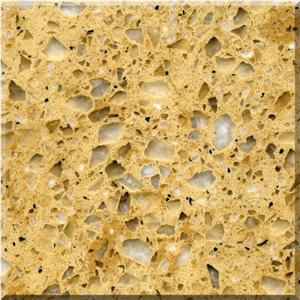 ESYL2210 Yellow Quartz Tiles Slab