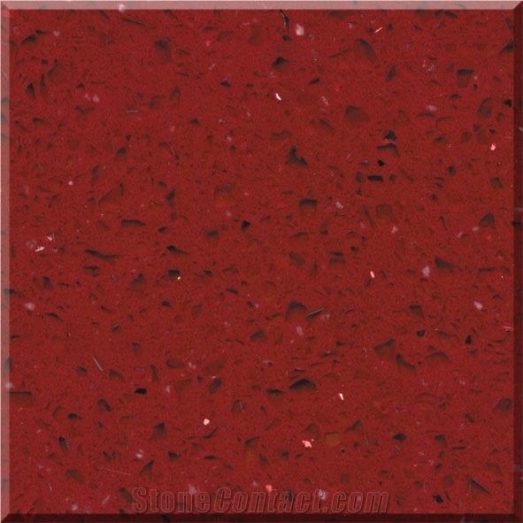 ESYL6007 Red Quartz Tiles Slab