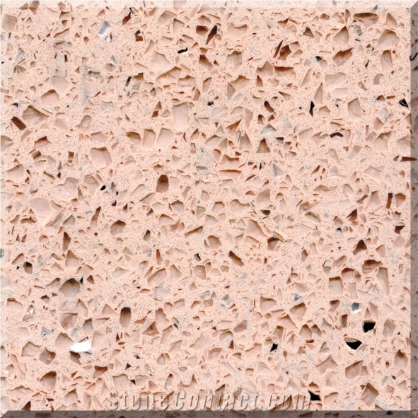 ESYL6010 Pink Quartz Tiles Slab