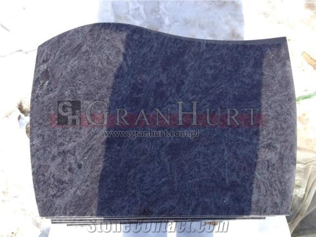 Orion Blue Granite Tombstone